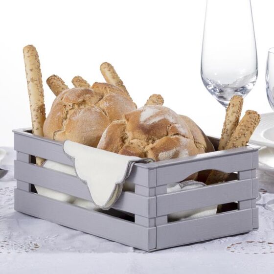 BAMA ITALY Τελάρο Πολλαπλών Χρήσεων 41x31x14cm Πλαστικό με Όψη Ξύλου Γκρι TINA 3