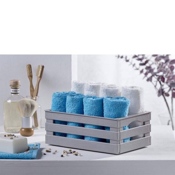 BAMA ITALY Τελάρο Πολλαπλών Χρήσεων 41x31x14cm Πλαστικό με Όψη Ξύλου Γκρι TINA 3