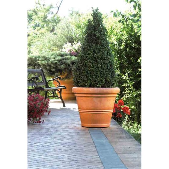 BAMA ITALY Γλάστρα Βαρέως Τύπου Ø60xØ36x49cm 70lt Πλαστική 3kg Κεραμιδί CHIANTΙ