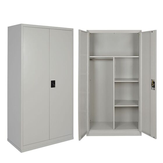 STEELEN Μεταλλική Ντουλάπα 70x40x171cm Πάχους 0.6mm/0.8mm (πάτωμα) Γαλβανιζέ με Χώρισμα - 5 Αποθηκευτικοί Χώροι