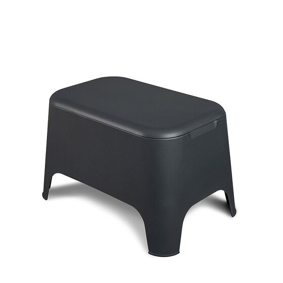 TOOMAX Ορθογώνιο Τραπέζι 59x39x36cm Πλαστικό Βάρος 3.4kg Petra Matte Anthracite Ιταλίας