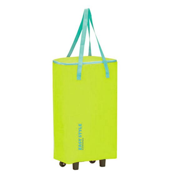 GIOSTYLE Ιταλίας Ισοθερμική Τσάντα Τρόλεϋ 33x20x63cm Πάχος 4mm 44lt Πολυεστέρας 70D MAX Απόδοση 10 Ώρες Πιστοποίηση REACH EASY STYLE BAG-TROLLEY Κίτρινο