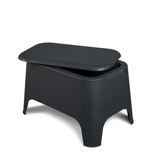 TOOMAX Ορθογώνιο Τραπέζι 59x39x36cm Πλαστικό Βάρος 3.4kg Petra Matte Anthracite Ιταλίας