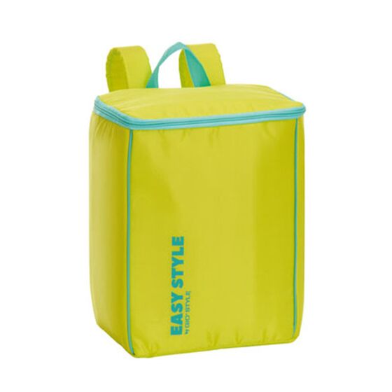 GIOSTYLE Ιταλίας Ισοθερμική Τσάντα Πλάτης 26.7x17x35cm Πάχος 4mm 15lt Πολυεστέρας 70D MAX Απόδοση 10 Ώρες Πιστοποίηση REACH EASY STYLE BACKPACK Λαχανί