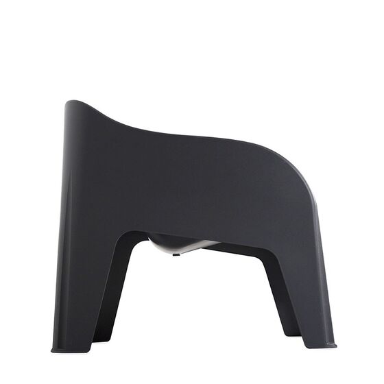 TOOMAX Πολυθρόνα-Καρέκλα Κήπου Στοιβαζόμενη 79x76.5x70cm Βάρος 6.8kg Petra Matte Anthracite Ιταλίας