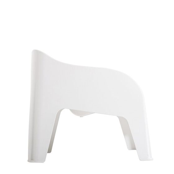 TOOMAX Πολυθρόνα-Καρέκλα Κήπου Στοιβαζόμενη 79x76.5x70cm Βάρος 6.8kg Petra Matte White Ιταλίας