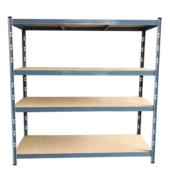 VESTA Μεταλλική Ραφιέρα Dexion 4όροφη Βαμμένη 160x60x180cm με Μοριοσανίδες Πάχους 6.8mm 38kg Πάχος Δοκών 1mm MAX Αντοχή 1200kg