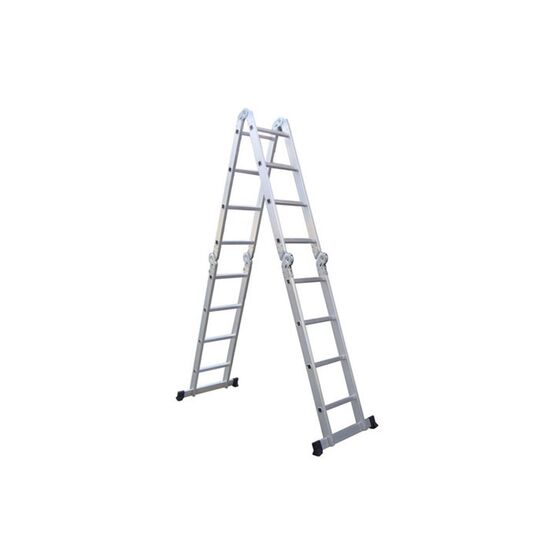 VESTA Πολυμορφική Σκάλα Αλουμινίου 4Χ4 70x226cm MAX Ύψος 4.62m MAX Αντοχή 150kg Πιστοποίηση EN131