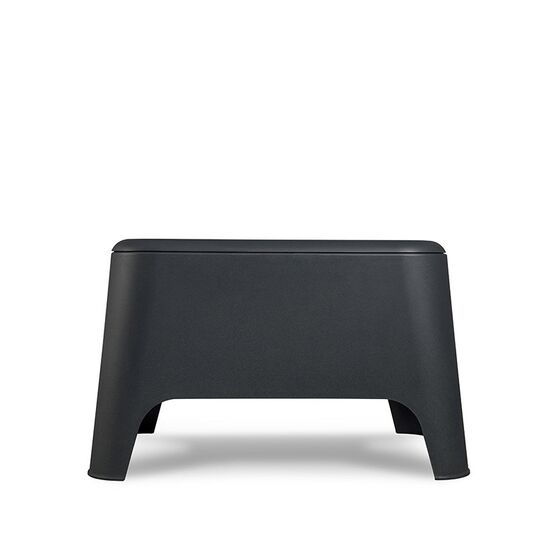 TOOMAX Ορθογώνιο Τραπέζι 59x39x36cm Πλαστικό Βάρος 3.4kg Petra Matte Anthracite Ιταλίας