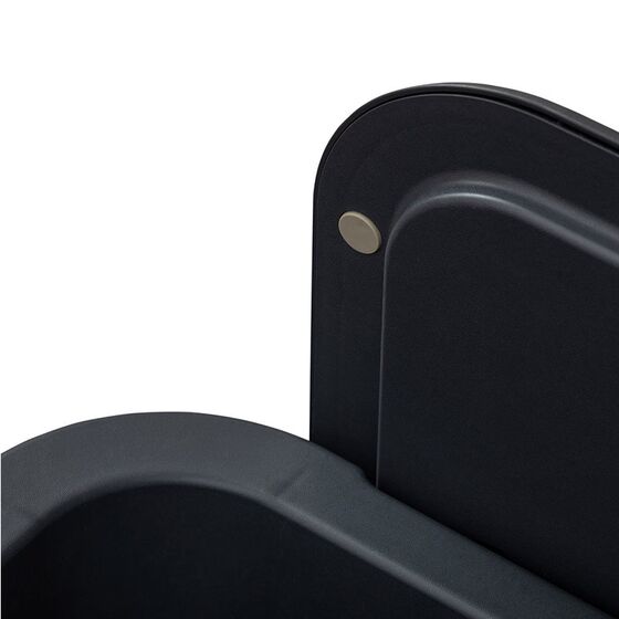 TOOMAX Ορθογώνιο Τραπέζι 59x39x36cm Πλαστικό Βάρος 3.4kg Petra Matte Anthracite Ιταλίας