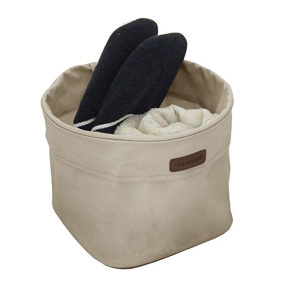 ORDINETT Ιταλίας Καλάθι Οργάνωσης 24x24x19cm Πολυεστέρας EGO BIN MEDIUM Εκρού