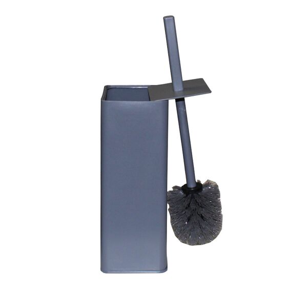 Σετ Κάδος Μπάνιου με Πεντάλ 17lt με Εσωτερικό Κάδο 10lt και Πιγκάλ Πλαστικό SOFT CLOSE Γκρι Τιτανίου Ελλάδας