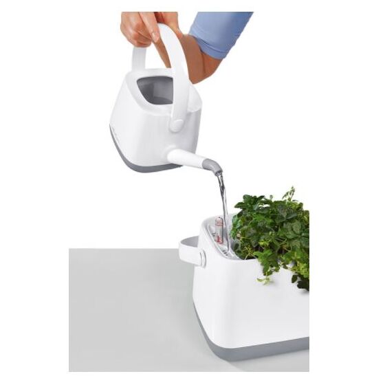 LECHUZA YULA Ζαρντινιέρα-Κασπώ 38x17x18cm Αυτοποτιζόμενη Λευκό-Ροζ Γερμανίας