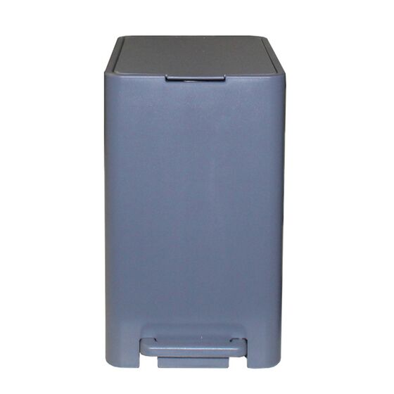Κάδος Μπάνιου με Πεντάλ 17lt 18.5x26x37cm με Εσωτερικό Κάδο 10lt 1.04kg Πλαστικό SOFT CLOSE Γκρι Τιτανίου Ελλάδας