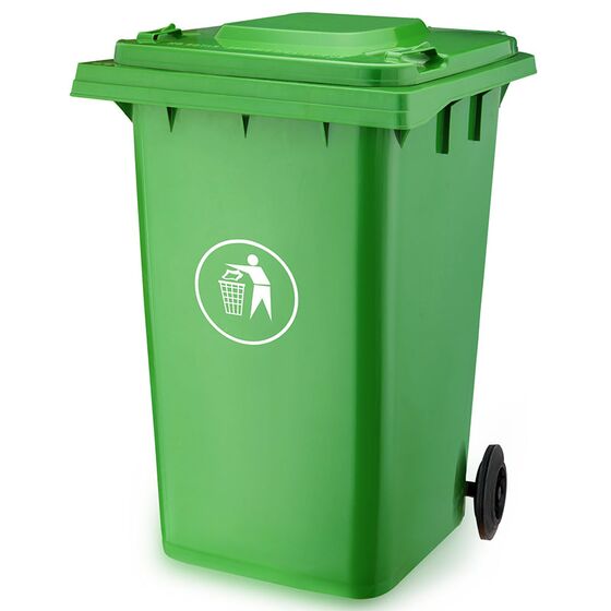 Κάδος Απορριμάτων 360lt με Ρόδες 71x85x112cm Πλαστικός ΒΑΡΕΟΥΣ ΤΥΠΟΥ 20kg Επαγγελματικός/Οικιακός Κήπου Πράσινος