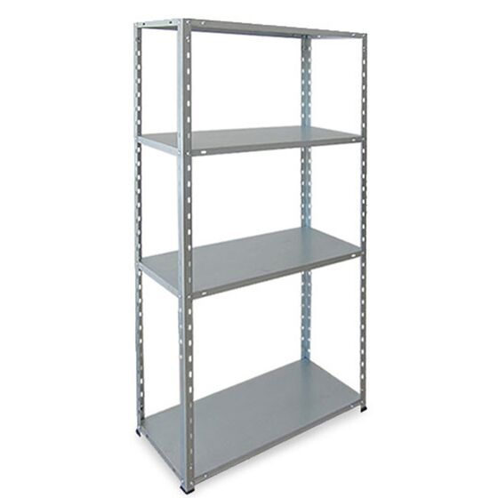 VESTA Μεταλλική Γαλβανιζέ Ραφιέρα Dexion 4όροφη 75x30x145.5cm 5kg MAX Αντοχή 120kg (30kg / Ράφι)