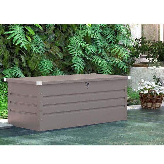 STEELEN Μπαούλο Αποθήκευσης 165x69x62cm 582lt 29.5kg Γαλβανιζέ MAX C  Γκρι Καφέ