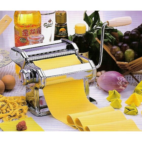 SHULE Μηχανή Φύλλου και Ζυμαρικών INOX 24.5x20x16cm Διαιρούμενη Max Πλάτος Ζύμης 18cm Βάρος 3.2kg