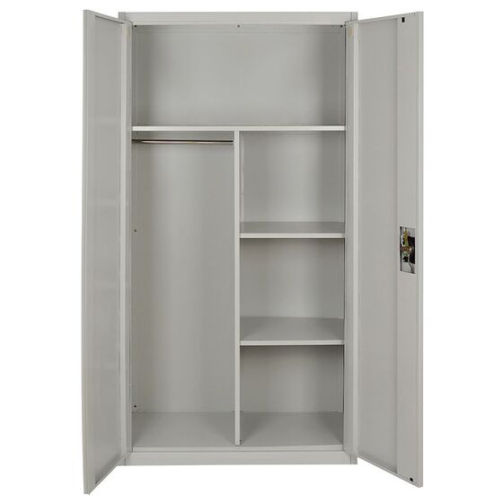 STEELEN Μεταλλική Ντουλάπα XXL 90x54x181cm Πάχους 0.6mm/0.8mm (πάτωμα) Γαλβανιζέ με Χώρισμα ΧΩΡΙΣ ΠΟΔΙΑ  - 5 Αποθηκευτικοί Χώροι