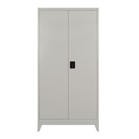 STEELEN Μεταλλική Ντουλάπα 100x45x191cm Πάχους 0.6mm/0.8mm (πάτωμα) Γαλβανιζέ με Χώρισμα και Ρυθμιζόμενα Πόδια - 5 Αποθηκευτικοί Χώροι