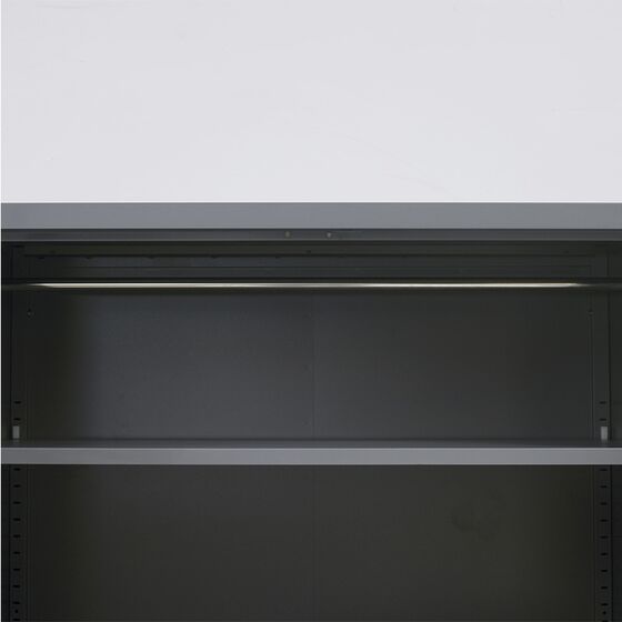 STEELEN Μεταλλική Ντουλάπα 90x45x181cm Πάχους 0.6mm/0.8mm (πάτωμα) Γαλβανιζέ με 4 Ράφια - 5 Αποθηκευτικοί Χώροι ΧΩΡΙΣ ΠΟΔΙΑ Ανθρακί Ματ