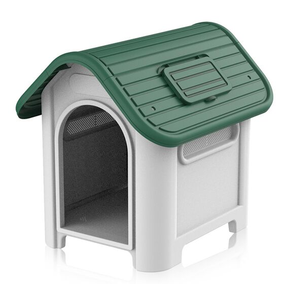 VESTA Σπίτι Σκύλου Large 72x87x75.5cm 8.6kg Λευκό Πάγου-Πράσινο