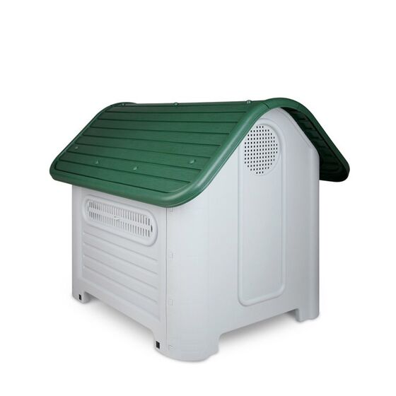 VESTA Σπίτι Σκύλου Medium 75x59x66cm 6.1kg Λευκό Πάγου-Πράσινο