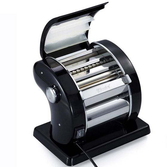 SHULE Ηλεκτρική Μηχανή Φύλλου και Ζυμαρικών 220-240V, 90W 28x20x26cm Πλάτος Ζύμης 15cm  Μεταλλική Μαύρη