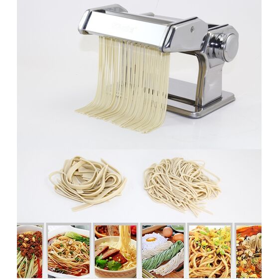 SHULE Μηχανή Φύλλου και Ζυμαρικών INOX 24.5x20x16cm Διαιρούμενη Max Πλάτος Ζύμης 18cm Βάρος 3.2kg