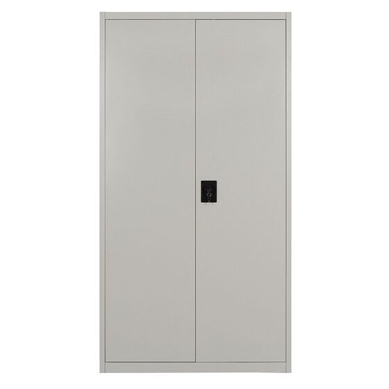 STEELEN Μεταλλική Ντουλάπα 80x45x181cm Πάχους 0.6mm/0.8mm (πάτωμα) Γαλβανιζέ με Χώρισμα - 5 Αποθηκευτικοί Χώροι ΧΩΡΙΣ ΠΟΔΙΑ