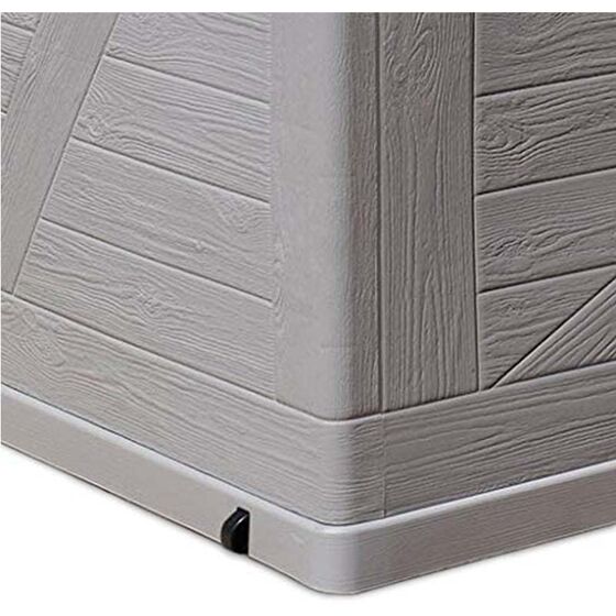 TOOMAX Ιταλίας Μπαούλο Αποθήκευσης 120x56x63cm 420lt Πλαστικό 8.5kg MULTIBOX WOOD Warm Grey