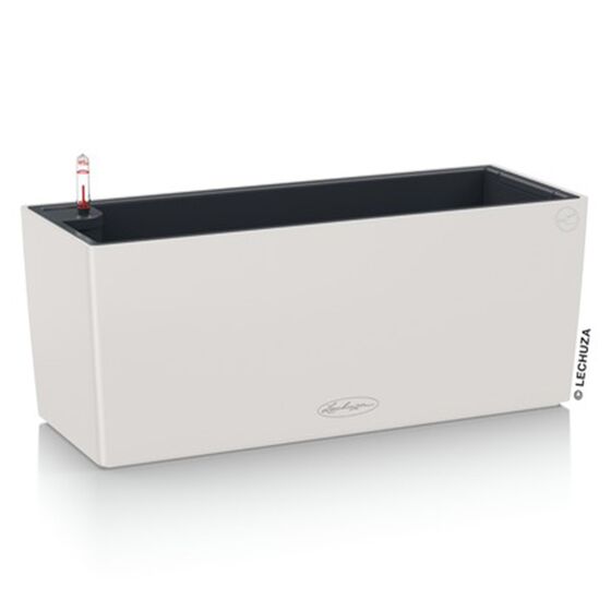 LECHUZA Balconera Color50 Ζαρντινιέρα 50x19x19cm Αυτοποτιζόμενη με Δοχείο Φύτευσης Light Grey Γερμανίας