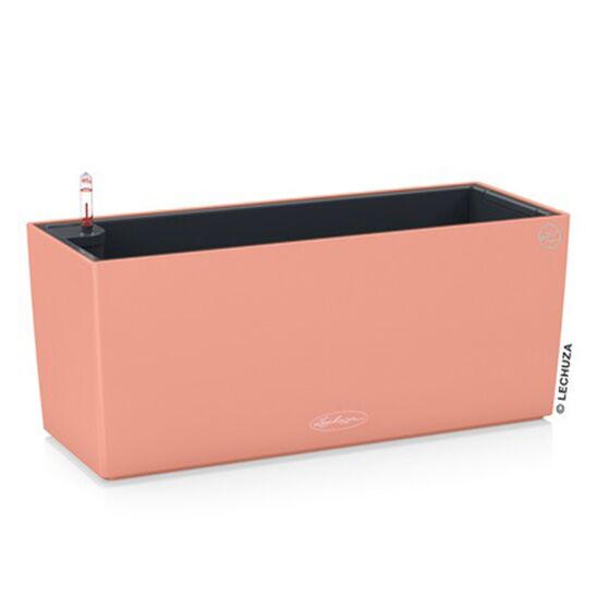 LECHUZA Balconera Color50 Ζαρντινιέρα 50x19x19cm Αυτοποτιζόμενη με Δοχείο Φύτευσης Coral Red Γερμανίας