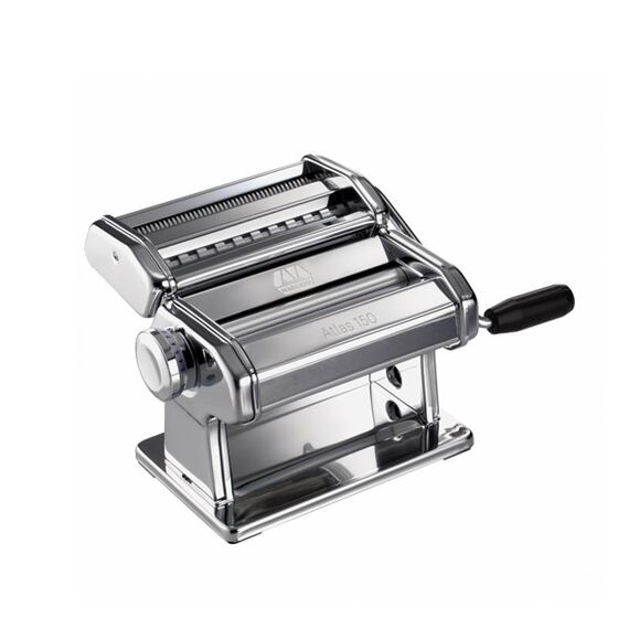 MARCATO Ιταλίας ATLAS150 Classic Μηχανή Φύλλου και Ζυμαρικών 20x20x15.5cm Επιχρωμιωμένο Ατσάλι Διαιρούμενη MAX Πλάτος Ζύμης 15cm Βάρος 1.68kg