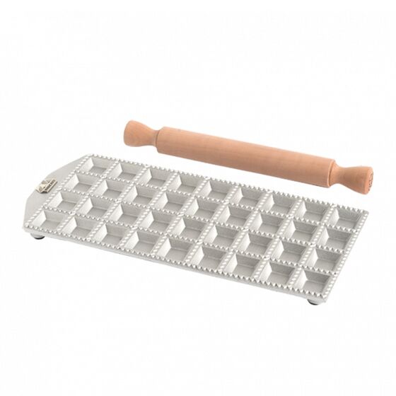 MARCATO Ιταλίας Φόρμα Design 36 θέσεων Ασημί για Ζυμαρικά Ravioli 31x13.3x1.5cm και ΠλάστηςMARCATO Ιταλίας Φόρμα Design 36 θέσεων Ασημί για Ζυμαρικά Ravioli 31x13.3x1.5cm και ΠλάστηςMARCATO Ιταλίας Φόρμα Design 36 θέσεων Ασημί για Ζυμαρικά Ravioli 31x13.3x1.5cm και Πλάστης
