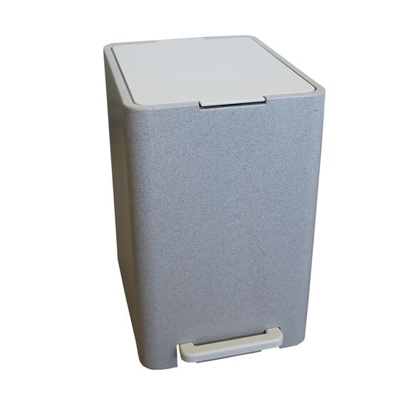 Κάδος Μπάνιου με Πεντάλ 13.5lt 18.5x25x29cm με Εσωτερικό Κάδο 7lt 0.82kg Πλαστικό SOFT CLOSE Πέτρα Ελλάδας