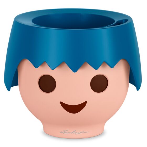 LECHUZA OJO PLAYMOBIL Γλάστρα/Κασπώ 21x21x15.75cm Αυτοποτιζόμενη OCEAN BLUE Γερμανίας