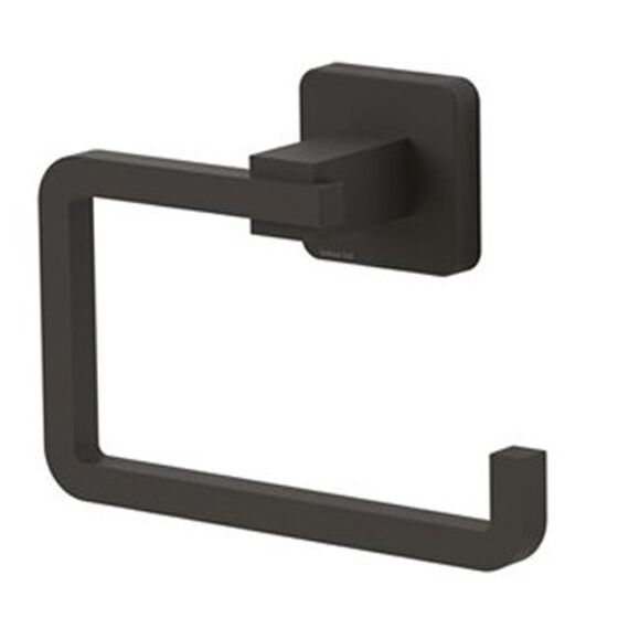 TEKNO-TEL Χαρτοθήκη WC 15x6x9cm Αλουμινίου Μαύρη Matte