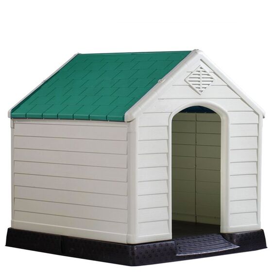 VESTA Σπίτι Σκύλου XXLARGE 123x110x114cm 24kg Λευκό Πάγου-Πράσινο
