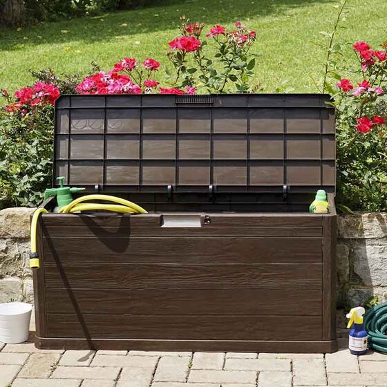 TOOMAX Ιταλίας Πλαστικό Μπαούλο 117x45x56cm 280lt 6.8kg MULTIBOX WOODY'S LINE BROWN TUV/GS