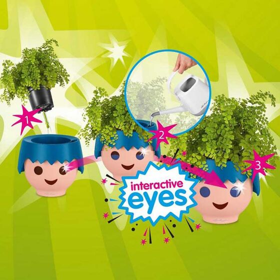 LECHUZA OJO PLAYMOBIL Γλάστρα/Κασπώ 21x21x15.75cm Αυτοποτιζόμενη APPLE GREEN Γερμανίας