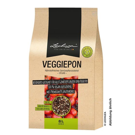 LECHUZA-VEGGIEPON Υπόστρωμα Λαχανικών 6lt για Γλάστρες Lechuza