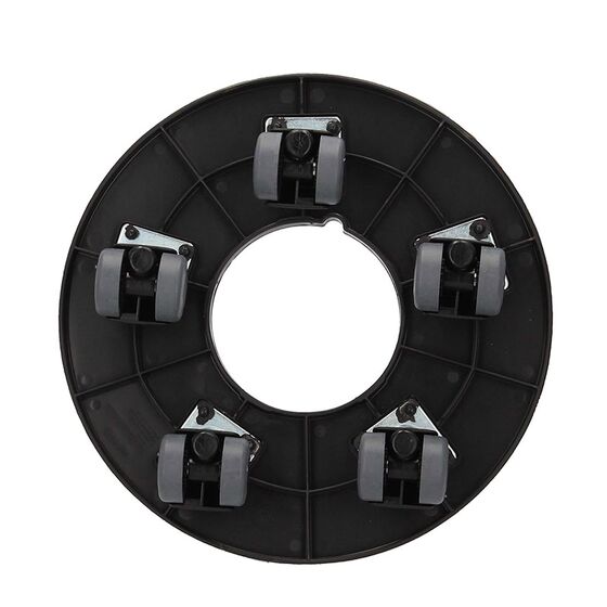 LECHUZA Βάση με Ρόδες Ø41.5cm για Γλάστρες CLASSICO 70 και HAVALO 60 Μαύρη