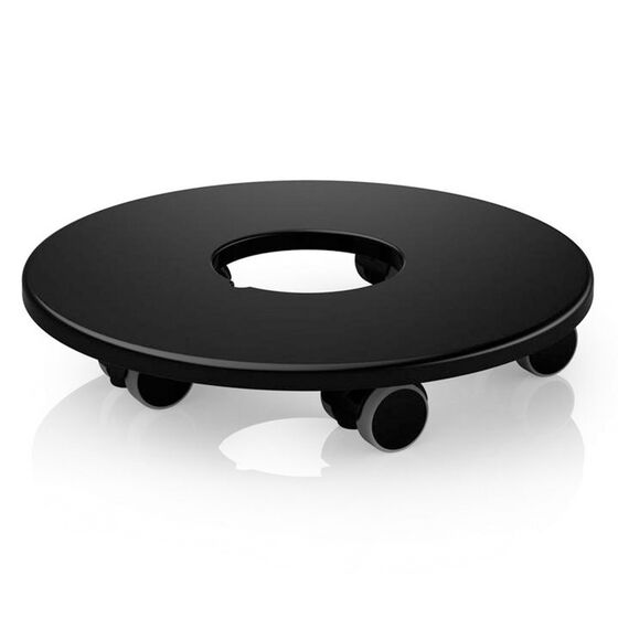 LECHUZA Βάση με Ρόδες Ø41.5cm για Γλάστρες CLASSICO 70 και HAVALO 60 Μαύρη