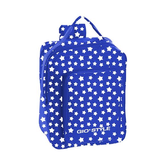GIOSTYLE Ιταλίας Ισοθερμική Τσάντα Πλάτης 30x14x38cm Πάχος 8mm 16lt Πολυεστέρας 600D MAX Απόδοση 10 Ώρες Πιστοποίηση REACH STARS BACKPACK Μπλε