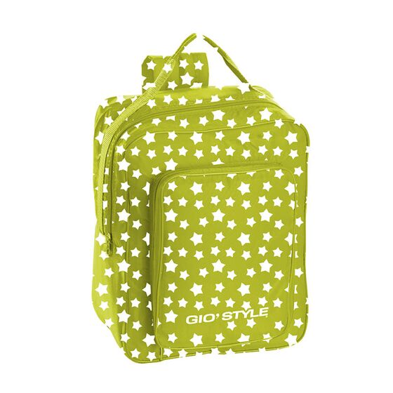 GIOSTYLE Ιταλίας Ισοθερμική Τσάντα Πλάτης 30x14x38cm Πάχος 8mm 16lt Πολυεστέρας 600D MAX Απόδοση 10 Ώρες Πιστοποίηση REACH STARS BACKPACK Πράσινο