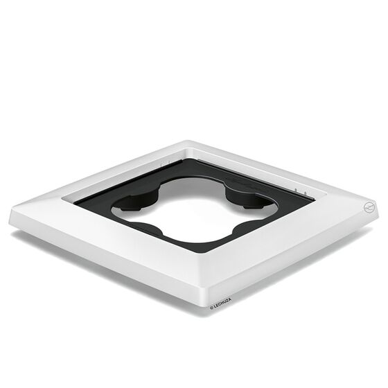 LECHUZA Βάση με Ρόδες Τετράγωνη 32x32x4.5cm για Γλάστρα CUBICO 30 Λευκή