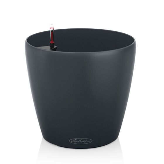 LECHUZA Classico 70 Επιδαπέδια Γλάστρα Ø68x65cm Αυτοποτιζόμενη Slate Grey / Ανθρακί Γερμανίας