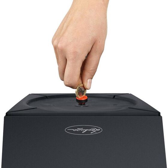 LECHUZA Cubico Color 22 Επιδαπέδια Γλάστρα 22x22x41cm Αυτοποτιζόμενη με Δοχείο Φύτευσης SAND BROWN Ματ Γερμανίας