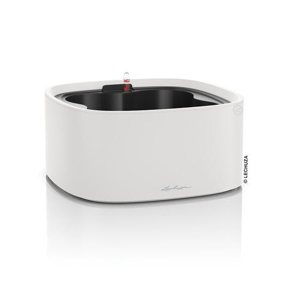 LECHUZA PILA Color Stick Γλάστρα 35.5x35.5x16.6cm ΑΥΤΟΠΟΤΙΖΟΜΕΝΗ με Δοχείο Φύτευσης για 4 Γλαστράκια Light Grey Γερμανίας/German Design Award 2021